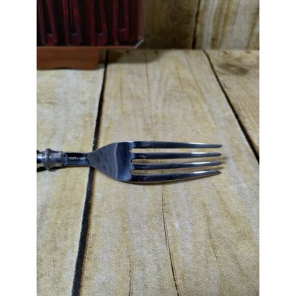 VTG 50s Stanley Deluxe Steak Fork Set Of 6 w/Tray MCM - Picture 7 of 9